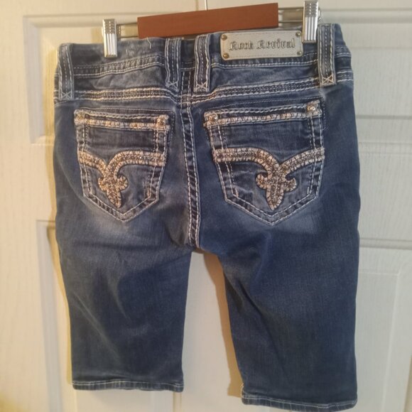 Rock Revival Women's Nancy Easy Bermuda Shorts 27 E8536EM6 - Picture 5 of 8